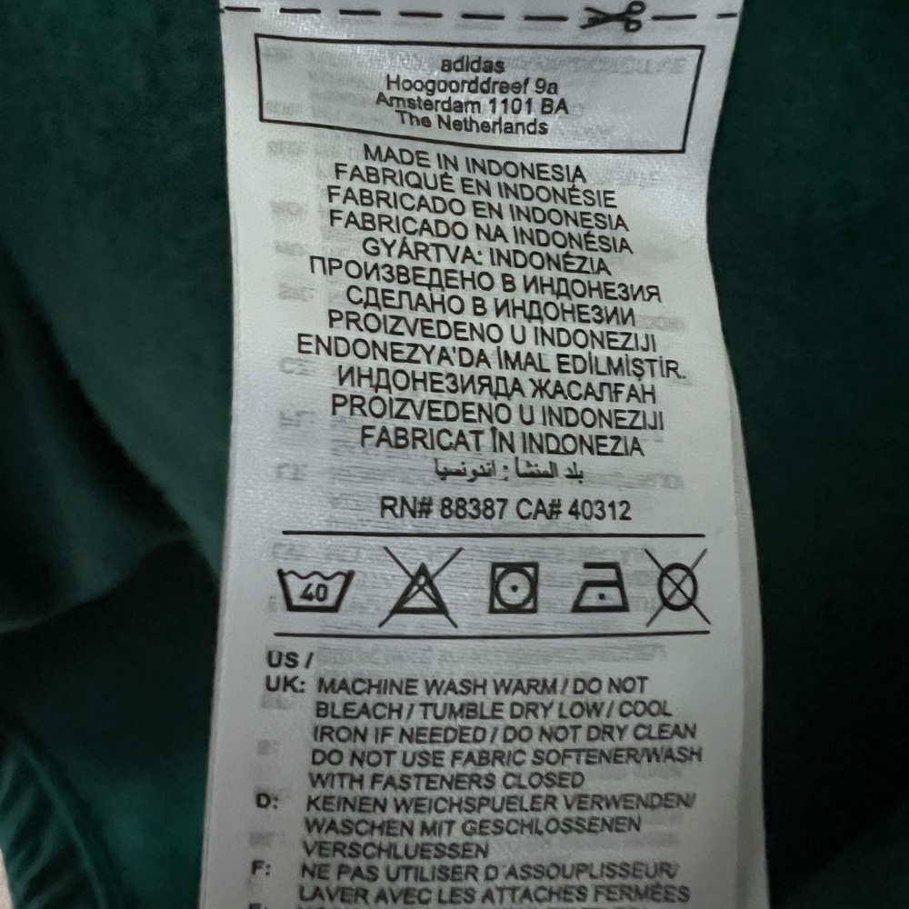 Adidas Original 3/4 Zip Sweatshirt 💚 - Picture 13 of 13